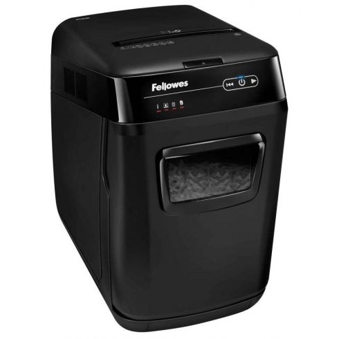 FELLOWES drobilnik AutoMax 150 C/ presek 4x38 mm/ prostornina zabojnika 32 l/ stopnja tajnosti P-4 (zaupno)/ črna