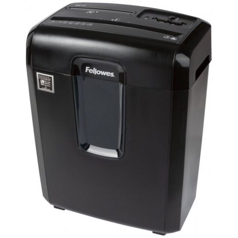 FELLOWES drobilnik 8 Cd/ presek 4x35 mm/ prostornina zabojnika 14 l/ stopnja tajnosti P-4 (zaupno)/ črna