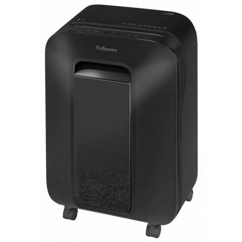 FELLOWES drobilnik LX 200/ presek 4x12mm/ prostornina zabojnika 22 l/ stopnja tajnosti P-4 (zaupno)/ črna