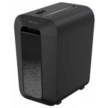   FELLOWES drobilnik LX 65/ presek 4x40mm/ prostornina košare 22 l/ stopnja tajnosti P-4 (zaupno)/ črn