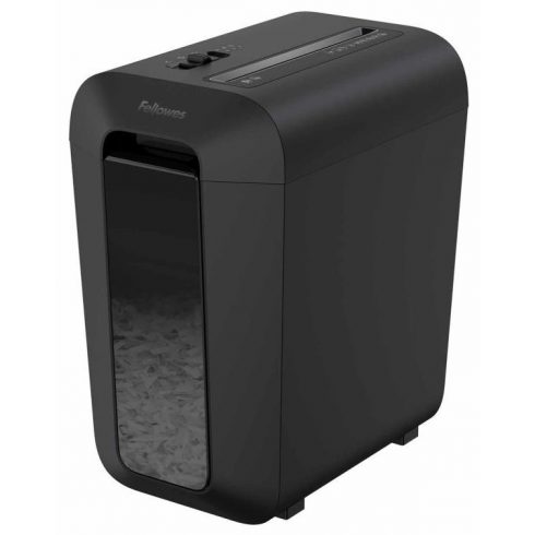 FELLOWES drobilnik LX 65/ presek 4x40mm/ prostornina košare 22 l/ stopnja tajnosti P-4 (zaupno)/ črn