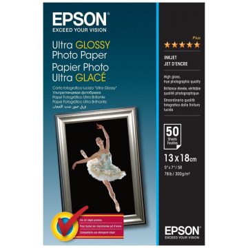   Foto papir EPSON C13S041944/ Ultra Glossy Photo Paper 13x18/ 50 listov