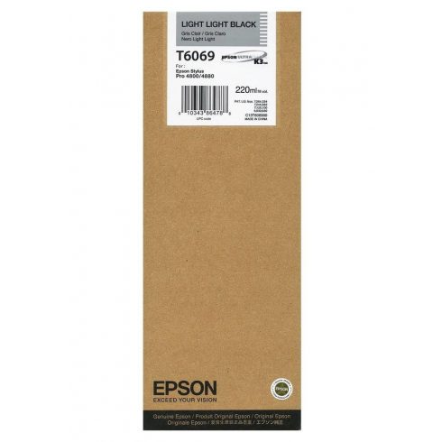 Kartuša Epson/ C13T603700/ StylusPro7800/ 7880/ 9800/ 9880/ Light/ 220 ml