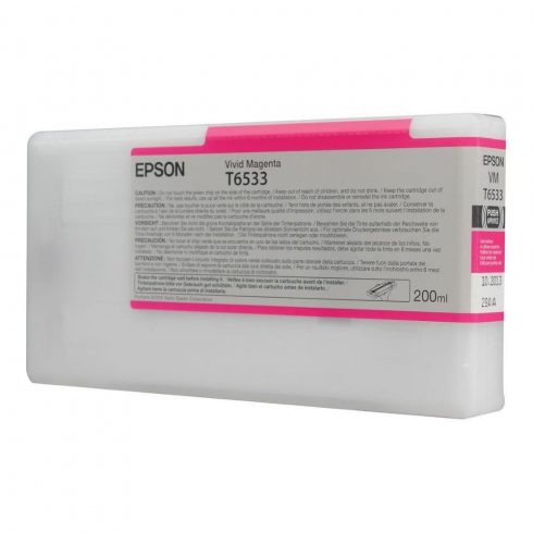 Epson črnilna kartuša/ C13T653300/ StylusPro4900/ Vivid Magenta/ 200 ml