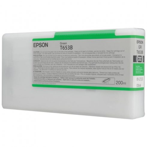 Epson kartuša s črnilom/ C13T653B00/ StylusPro4900/ Green/ 200 ml