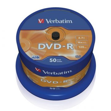 VERBATIM DVD-R 4,7 GB/ 16x/ 50 pak./ vreteno