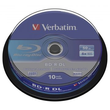 VERBATIM BD-R Blu-Ray DL 50GB/ 6x/ 10paket/ vreteno