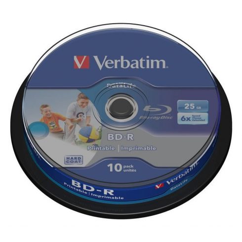 VERBATIM BD-R Blu-Ray 25GB/ 6x/ HTL WIDE za tiskanje/ 10 pak./ vreteno