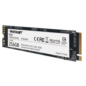   PATRIOT P300 256GB SSD / notranji / M.2 PCIe Gen3 x4 NVMe 1.3 / 2280