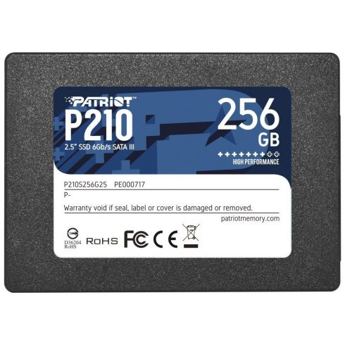 PATRIOT P210 256GB SSD / 2,5" / notranji / SATA 6GB/s / 7mm