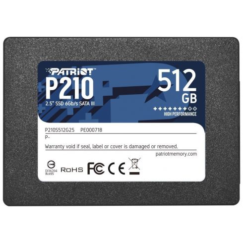 PATRIOT P210 512GB SSD / 2.5" / notranji / SATA 6GB/s / 7mm