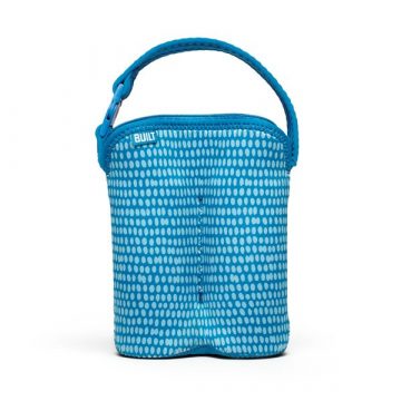   BUILT Bottle Buddy Two Bottle Tote z držalom (Dribble Dots Blue)