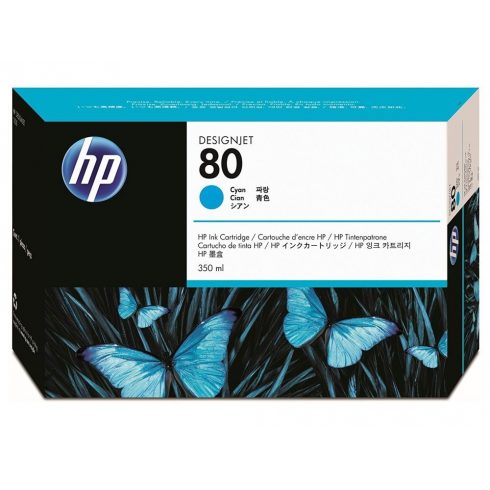 HP 80 Cyan kartuša, 350 ml