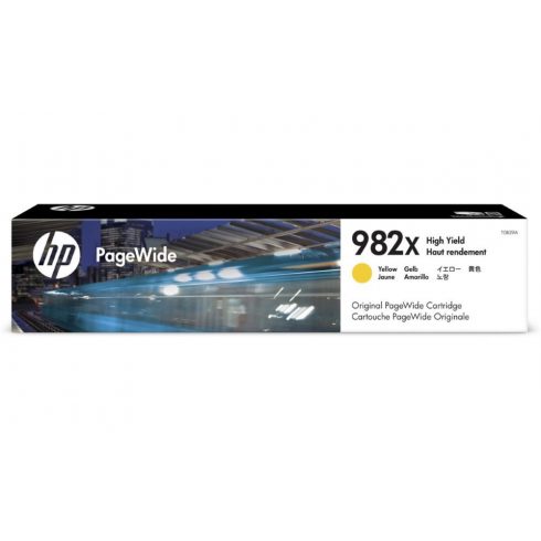 Originalno črnilo HP T0B29A, HP 982X, rumeno, 16000 strani, visoka kapaciteta, HP PageWide Enterprise Color 765, 780, 785