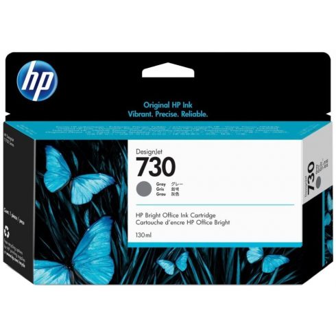 HP originalno črnilo P2V66A, HP 730, sivo, 130 ml