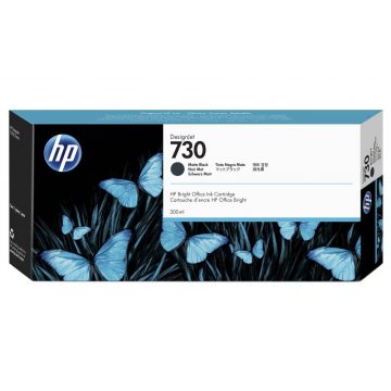   HP original ink P2V71A, HP 730, mat črna, 300 ml, HP HP DesignJet T1700 44 printer series, T1700dr 44