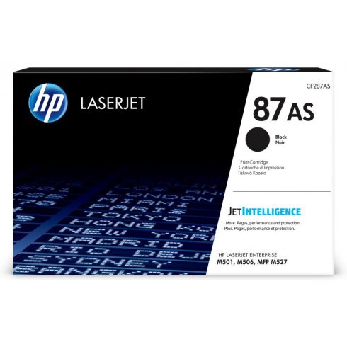 HP toner CF287AS (črn, 6000 strani) za LJ M506, M501, MFP M527