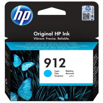   HP kartuša 912 (cian, 315 strani) za HP OfficeJet 8013, HP OfficeJet Pro 8023