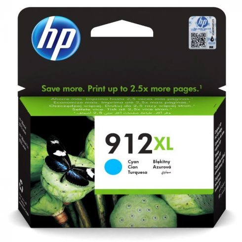 HP kartuša 912XL (cian, 825 strani) za HP OfficeJet 8013, HP OfficeJet Pro 8023