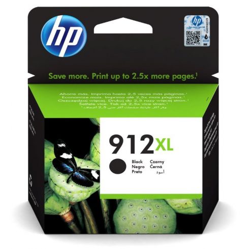 HP kartuša 912XL (črna, 825 strani) za HP OfficeJet 8013, HP OfficeJet Pro 8023