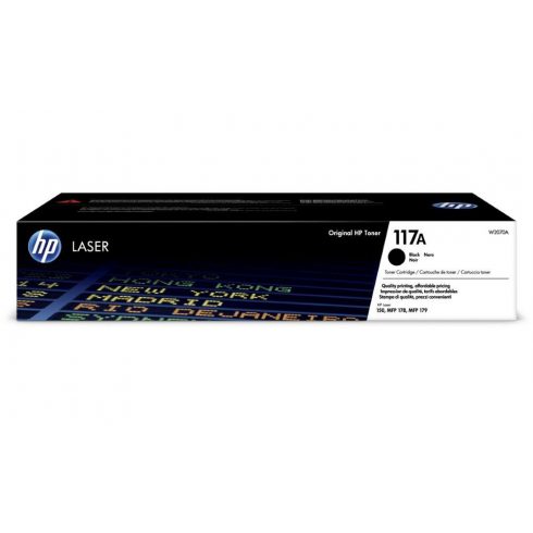 Toner HP 117A (črn, 1000 strani) za HP Color Laser 150a, 150nw, HP Color Laser MFP 178nw, 179fnw