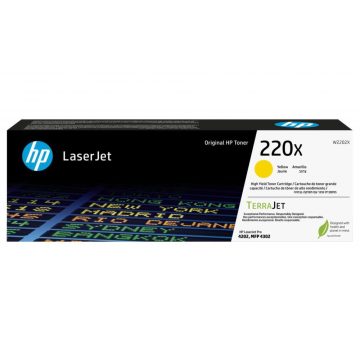   Toner HP 220X (rumen, 5500 strani) za LaserJet Pro 4202dn, 4202dw, MFP 4302dw, MFP 4302fdn, MFP 4302fdw