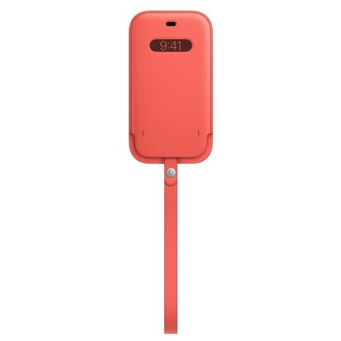 Apple iPhone 12 | 12 Pro usnjen rokav z MagSafe - Pink Citrus