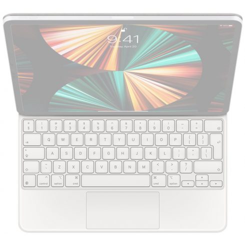 Tipkovnica Apple Magic Keyboard za iPad Pro 12,9-palčni (5. generacija) – mednarodna angleščina – bela