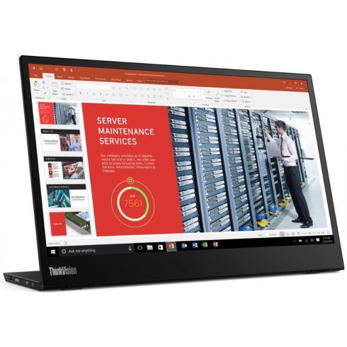 Lenovo M14t/ 14" IPS/ 16:9/ 1920 x 1080 FHD/ 300cd/m2/ 700:1 / 6ms/ USB-C/ črn