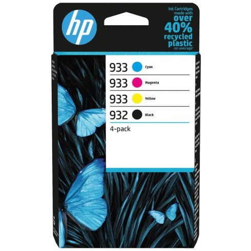 HP 932 Black / 933 CMY Original Ink Cartridge 4-Pack