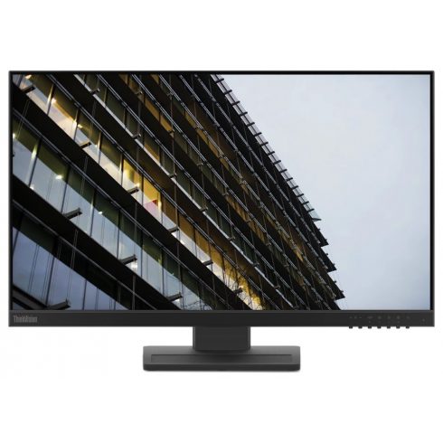 Lenovo E24-28/ 23.8" IPS/ 16:9/ 1920x1080 FHD/ 250cd/m2/ 1000:1/ 4ms/ DP/ HDMI/ VGA/ USB/ PIVOT/ VESA/ črn