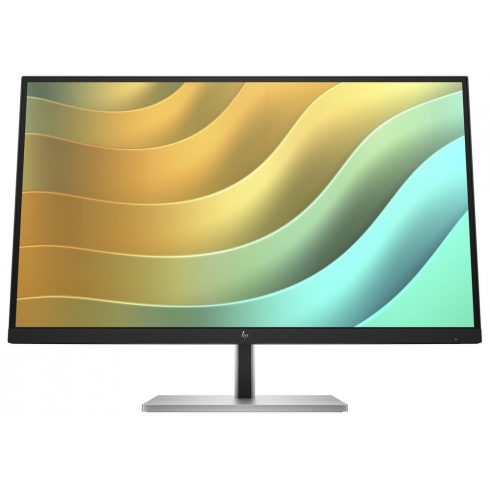 HP E24d G4 23,8"/ 1920x1080/ IPS/ 5ms/ 250 cd/m2/ DP/ HDMI/ USB/ PIVOT/ VESA/ fekete-ezüst