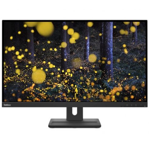 Lenovo E27q-20/ 27" IPS/ 16:9/ 2560 x 1440 QHD/ 350cd/m2/ 1000:1 / 4ms/ HDMI/ DP/ PIVOT/ VESA/ črn