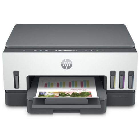 HP Smart Tank 720/ barvni/ A4/ PSC/ 15/9 strani na minuto/ 4800x1200dpi/ AirPrint/ HP Smart Print/ Cloud Print/ ePrint/ USB/ WiFi/ BT/