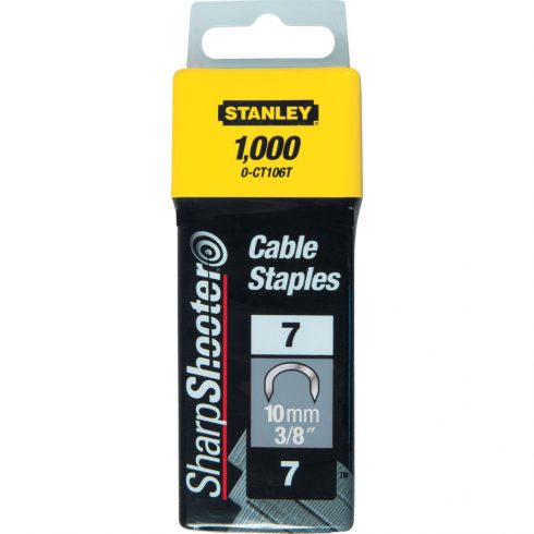 CT106T1 Tip 7 sponka, CT100, 10 mm, 1000 kosov, Stanley 1-CT106T