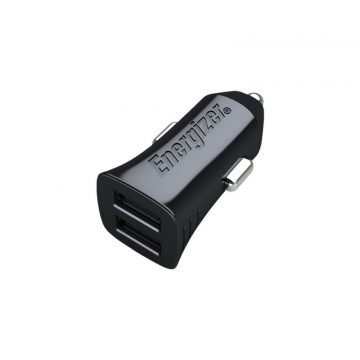 Energizer Classic - Avtopolnilec 2x USB-A 2.4A 12W (črn)