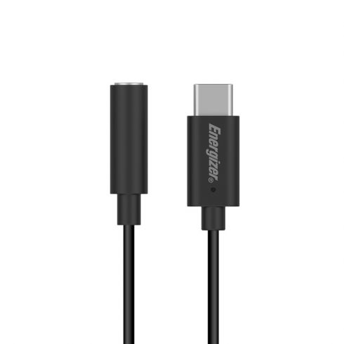 Energizer Ultimate - avdio adapter USB-C na 3,5 mm jack 11 cm (črn)