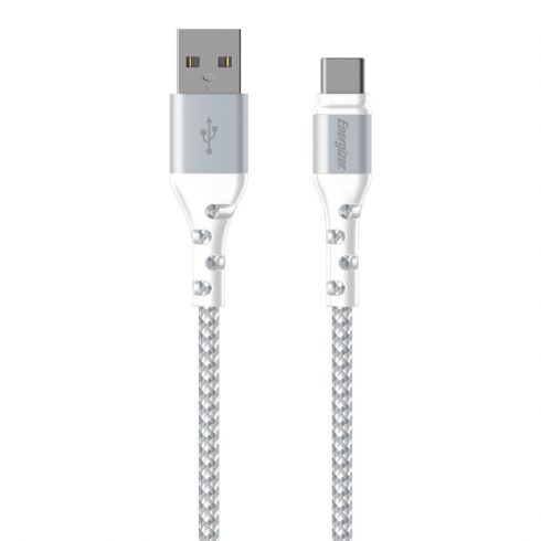 Energizer Ultimate - priključni kabel USB-A na USB-C 2 m (bel)