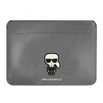   Karl Lagerfeld Saffiano Ikonik Sleeve - etui za prenosni računalnik 13" / 14" (črna)