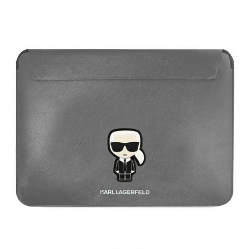 Karl Lagerfeld Saffiano Ikonik Sleeve - etui za prenosni računalnik 16" (črna)