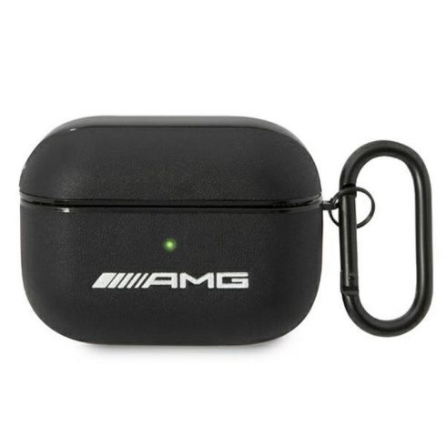 AMG usnjen velik logotip - etui za Apple AirPods Pro (črn)