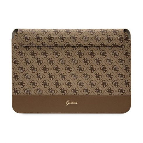 Guess 4G Stripe Metal Logo Computer Sleeve - 14" torbica za prenosnik (rjava)