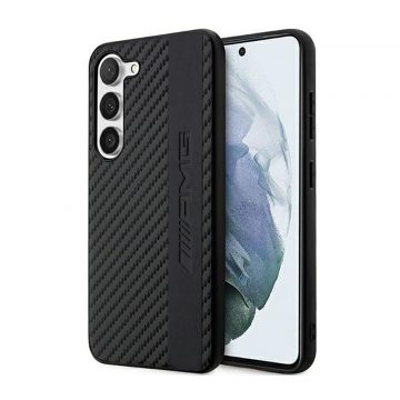   AMG Carbon Stripe & Embossed - etui za Samsung Galaxy S23+ (črn)