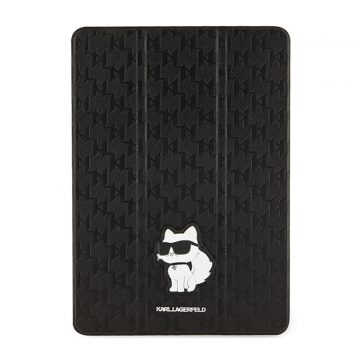   Karl Lagerfeld Folio Magnet Allover Saffiano Monogram NFT Choupette - etui za iPad 10,2" (2021-2019) (črna)