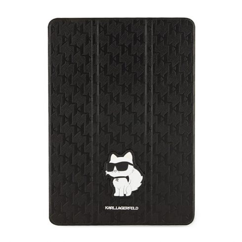 Karl Lagerfeld Folio Magnet Allover Saffiano Monogram NFT Choupette - etui za iPad 10,2" (2021-2019) (črna)