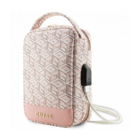 Guess GCube Stripe Travel Universal Bag - Organizator za dodatke (roza)