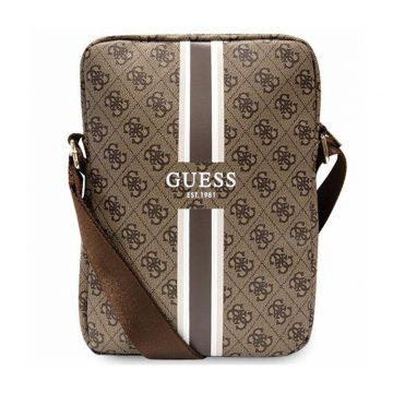   Guess 4G Stripes Tablet Bag - 10" Torba za tablični računalnik (rjava)