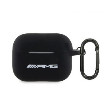 AMG Silicone Big Logo - etui za AirPods Pro 2 (črn)