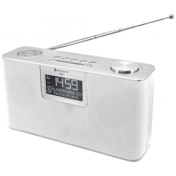   Radio Soundmaster DAB700WE/ DAB+/ UKW/ RDS/ BT/ MP3/ Budilka/ Ura/ Bela