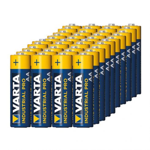 40x baterija R-06 LR6 AA alkalna 1,5 V Varta Industrial (folija4)